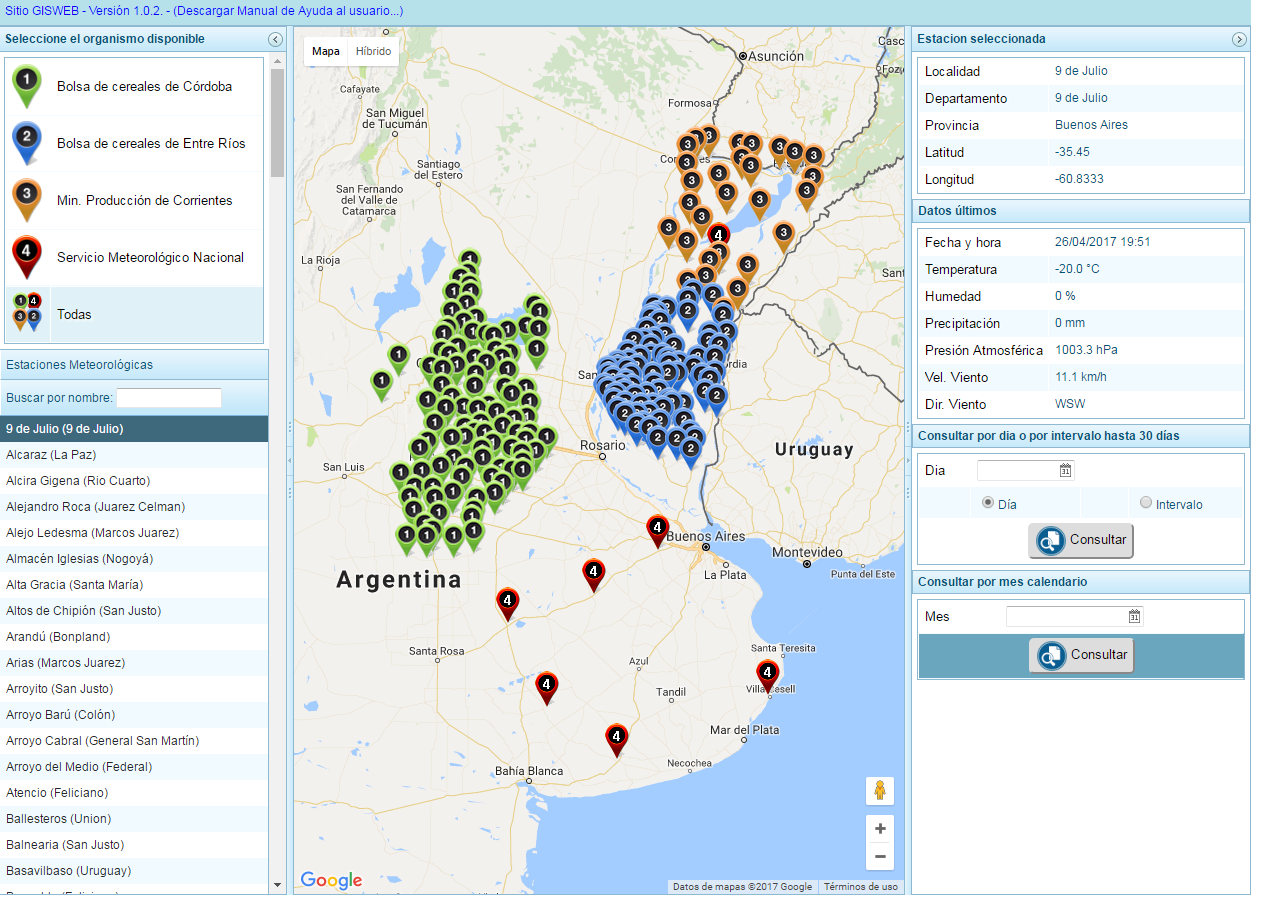 informacion meteorologica