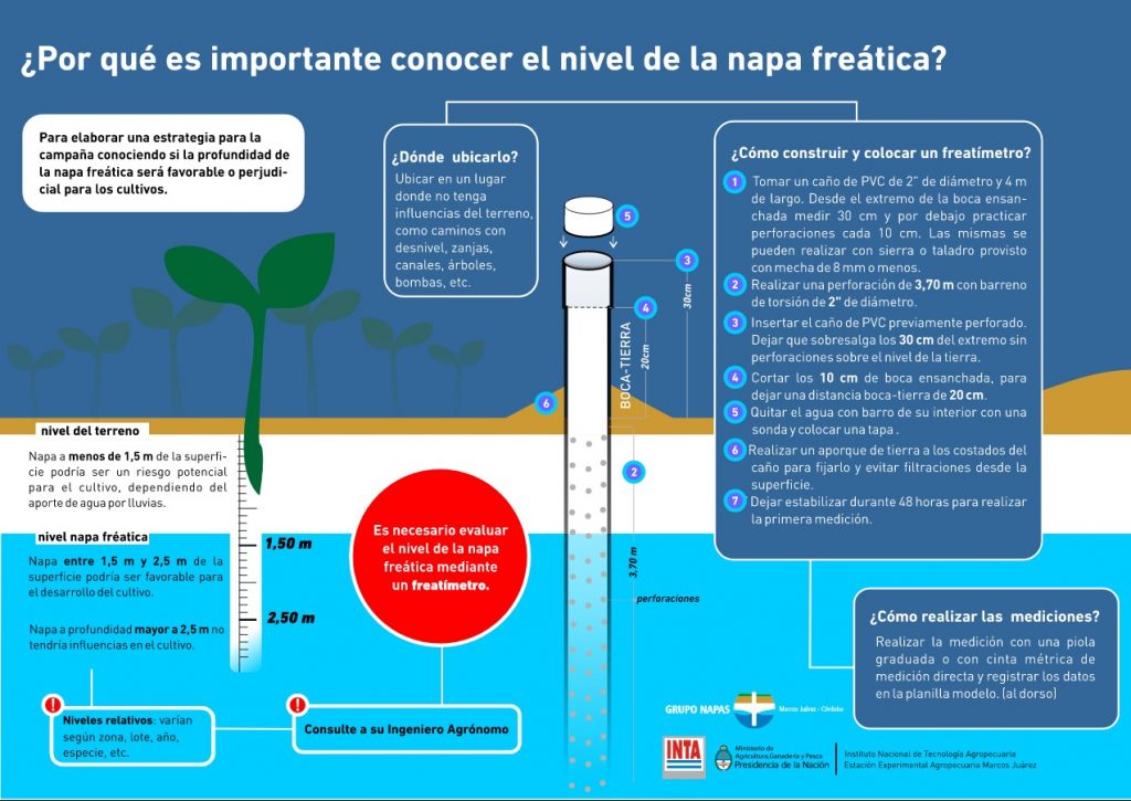 Napa freática un aliado cuando las precipitaciones escasean Infocampo