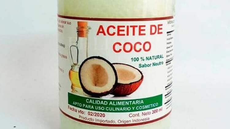 aceite de coco