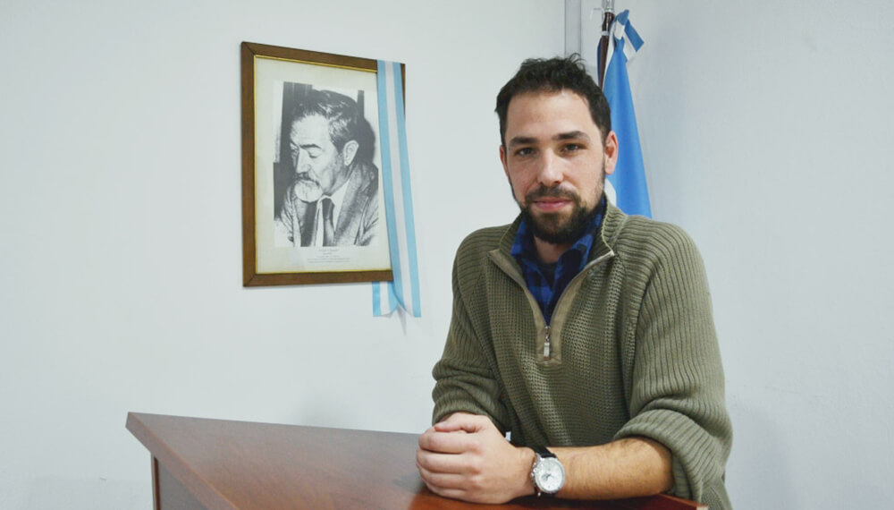 Joaquín Cochero, investigador del Conicet, que trabajo en la depuración del agua con residuos orgánicos.
