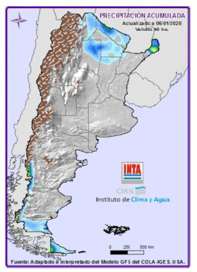 mapa precipitaciones INTA