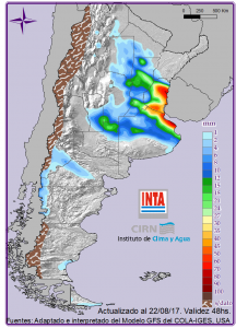 Se espera muy mal tiempo sobre el este de la zona núcleo para el viernes 1 PP_72