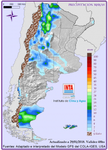 Enero termina con abundantes lluvias en el norte y nada para la región pampeana 1 PP_24 (1)
