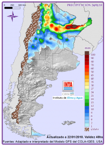 Perspectiva de precipitaciones y temperaturas semanal 3 PP_48