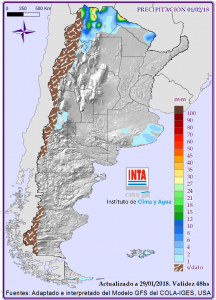 Enero termina con abundantes lluvias en el norte y nada para la región pampeana 5 PP_72