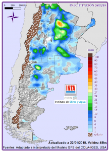 Perspectiva de precipitaciones y temperaturas semanal 7 PP_96