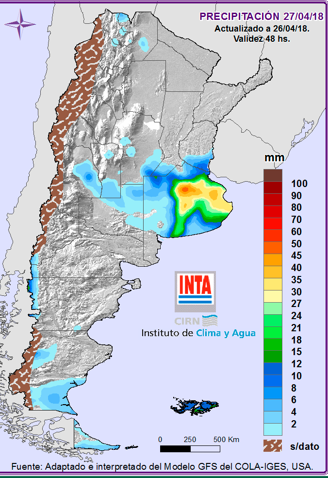¿Cómo va a estar el tiempo el fin de semana largo? 1 Precipitaciones 3