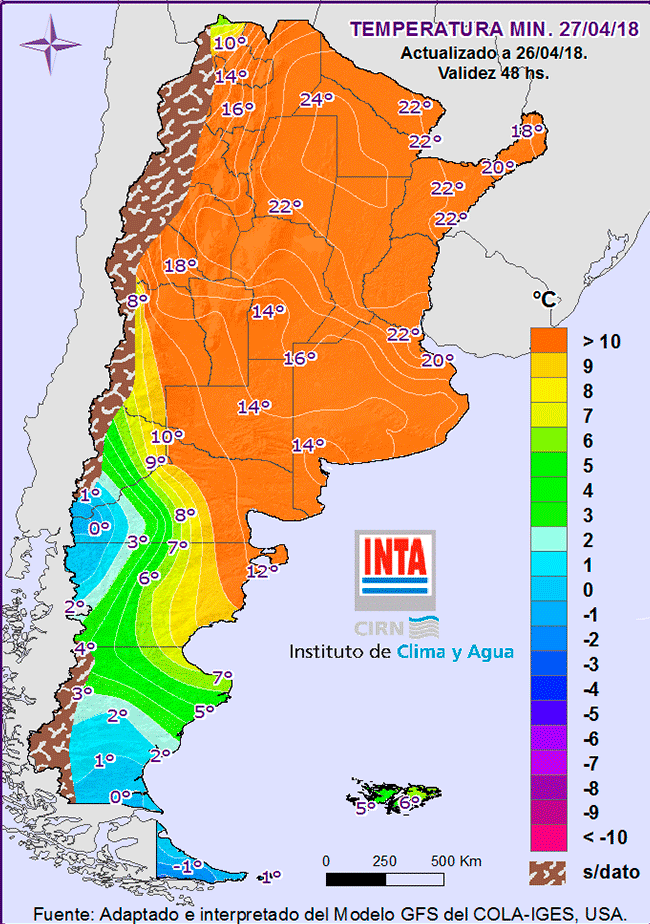 ¿Cómo va a estar el tiempo el fin de semana largo? 2 Temperaturas 3