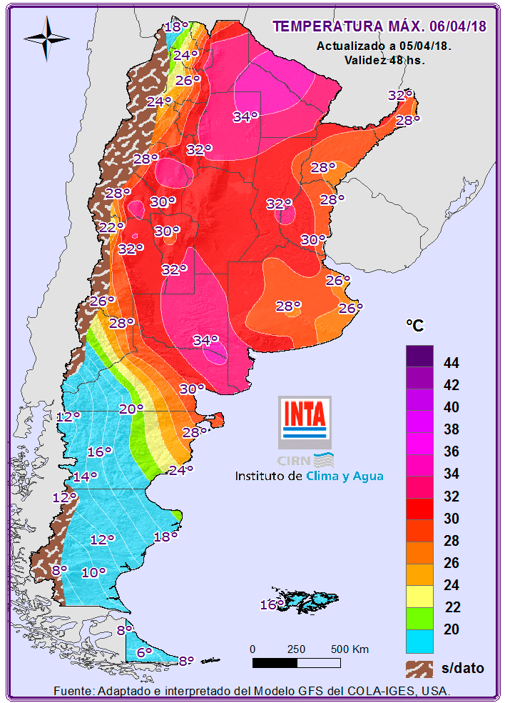 Se viene un fin de semana con precipitaciones y descenso de la temperatura 2 Temperaturas
