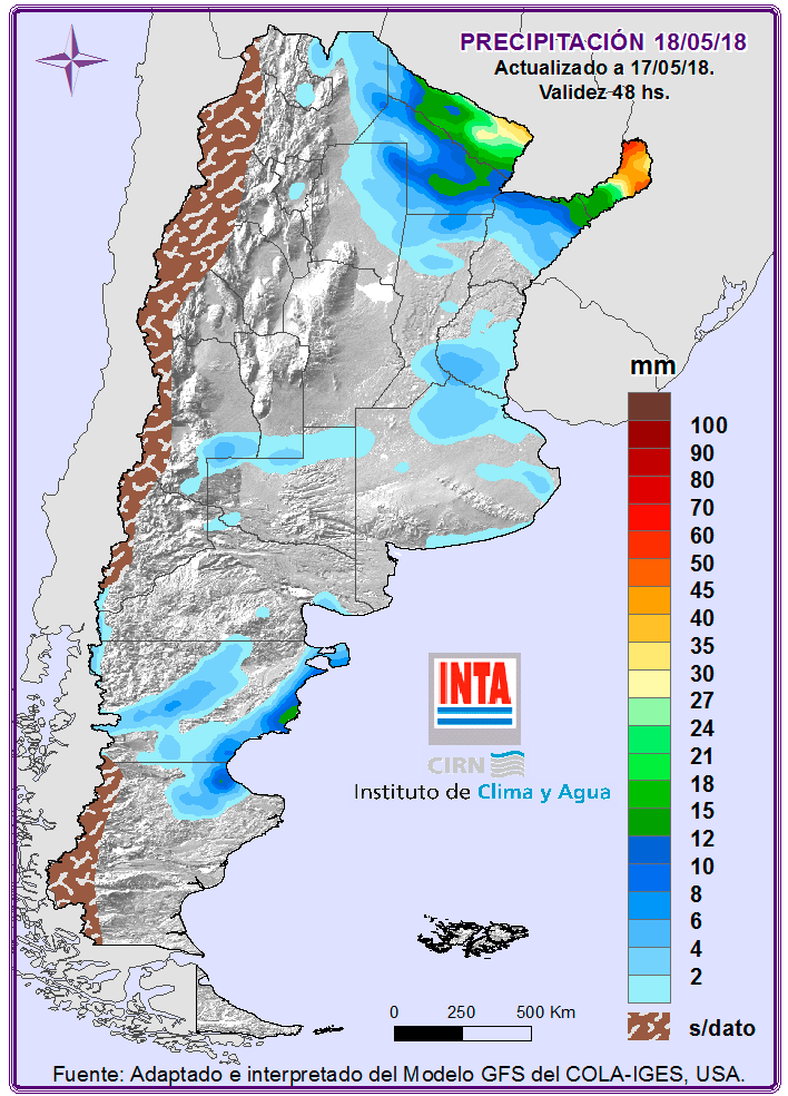 Se viene un fin de semana con bajas temperaturas y escasa probabilidad de lluvias 2 Precipitaciones 2