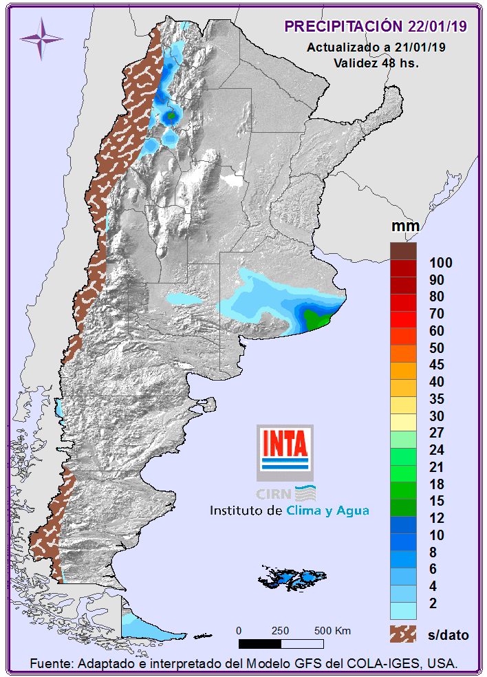 Las lluvias de esta semana se concentrarían sobre el oeste de la región pampeana 1 precipitaciones