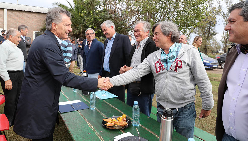 Macri productores lacteos