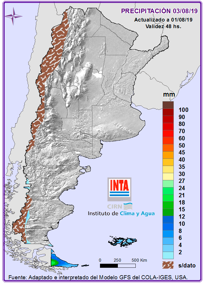 Agosto empieza con varios días fríos y sin lluvias 1 Pronóstico