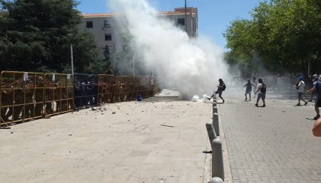 Represion en Mendoza por la ley 7722