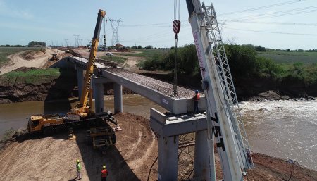 puente sobre el río carcarañá