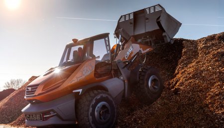 pala cargadora a metano de case