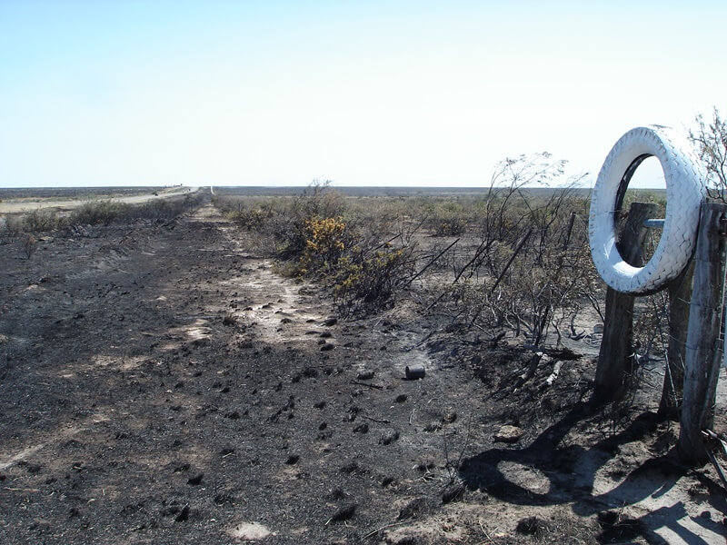 campo quemado