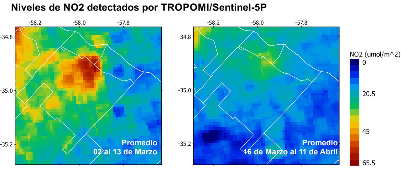 mapa reducción contaminación