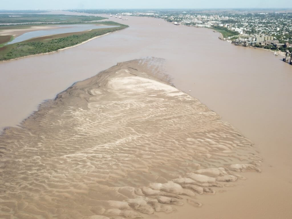 bajante rio parana