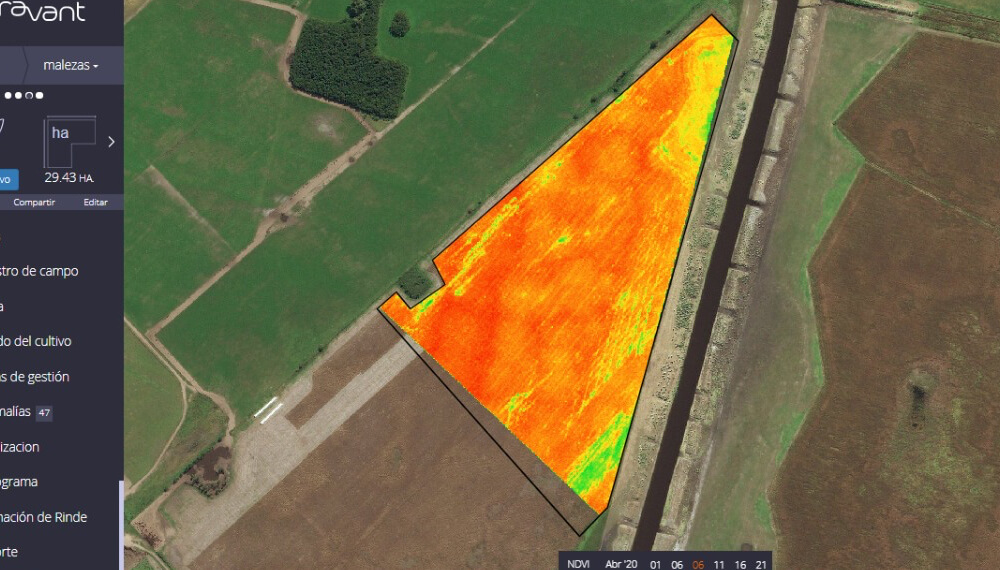 Drones - Imagen satelital