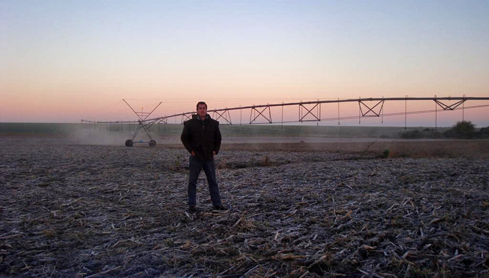 Productor en el campo