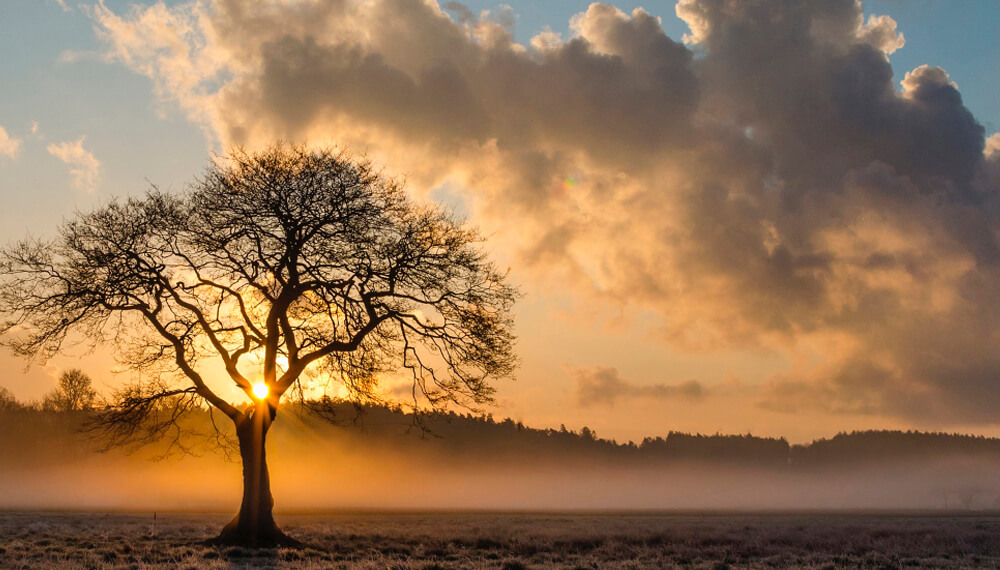 Clima - Nubes en el amanecer con frio