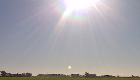 Dia calido - Sol - Trigo - Clima