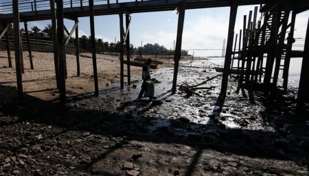 Rosario - Grave bajante del Rio Paraná