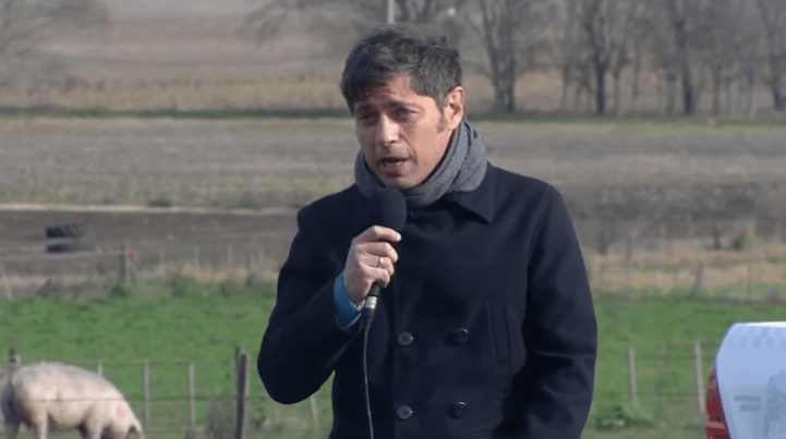 Campo informativo de Axel Kicillof