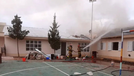 escuela rural explosion neuquen