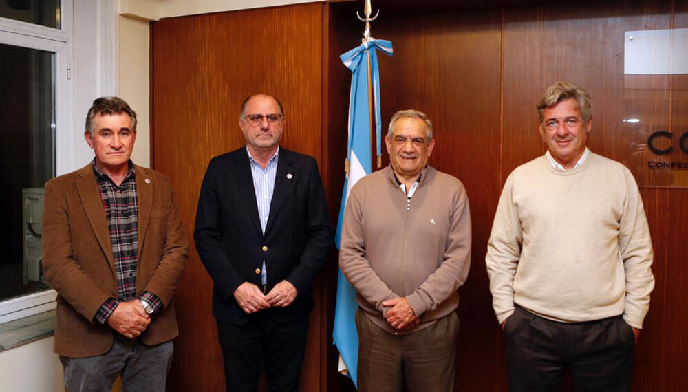 "La semana que viene Argentina va a retomar el camino exportador de carne" 1 mesa de enelace con pino