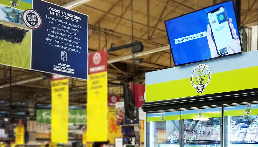 Lanzan blockchain en la marca Huella Natural de Carrefour