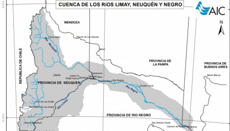 Mapa de la cuenca hidrica
