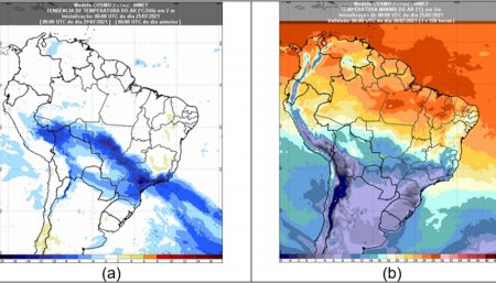 Mapas de bajas temperaturas - Argentina
