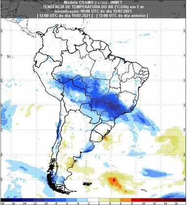 Masa polar en Brasil