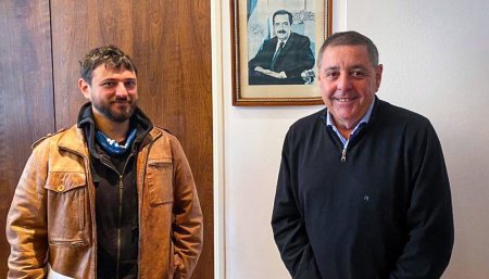 Juan Grabois y Alfredo de Angeli