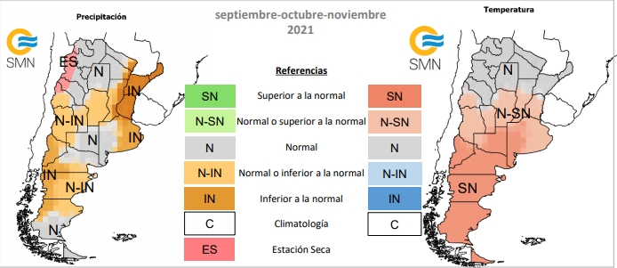 SMN - Pronostico trimestral de lluvias