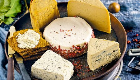 Quesos veganos