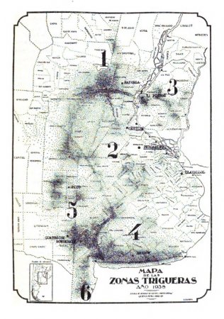 Cereales de invierno: nuevo mapa para su cultivo 2 Mapa de 1938