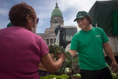 Verdurazo frente al Congreso