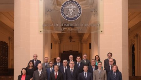 Asuncion del nuevo presidente de la Bolsa de Comercio de Rosario