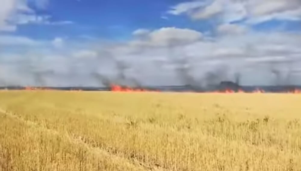 Incendio en Entre Rios