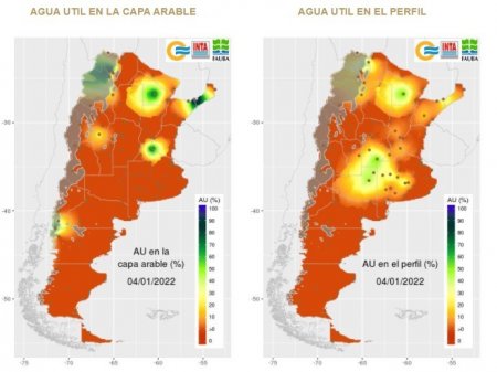 Enero - Estado de humedad de los suelos