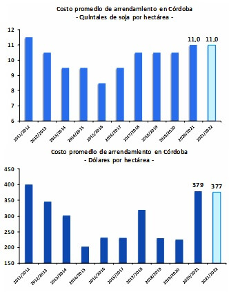 Arrendamientos agrícolas: A cuánto se pagaron en Córdoba en esta campaña