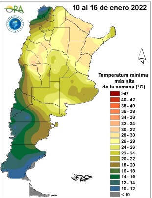 ola de calor mínimas