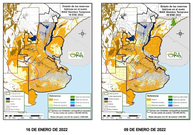 Sequía: siguen las lluvias, pero todavía no alcanzan para revertir la escasez 2 reservas maíz