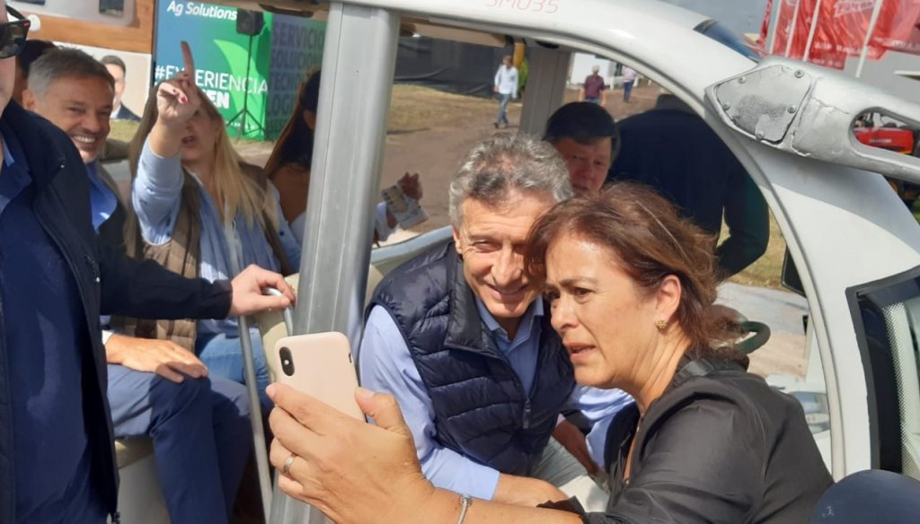 Macri selfie