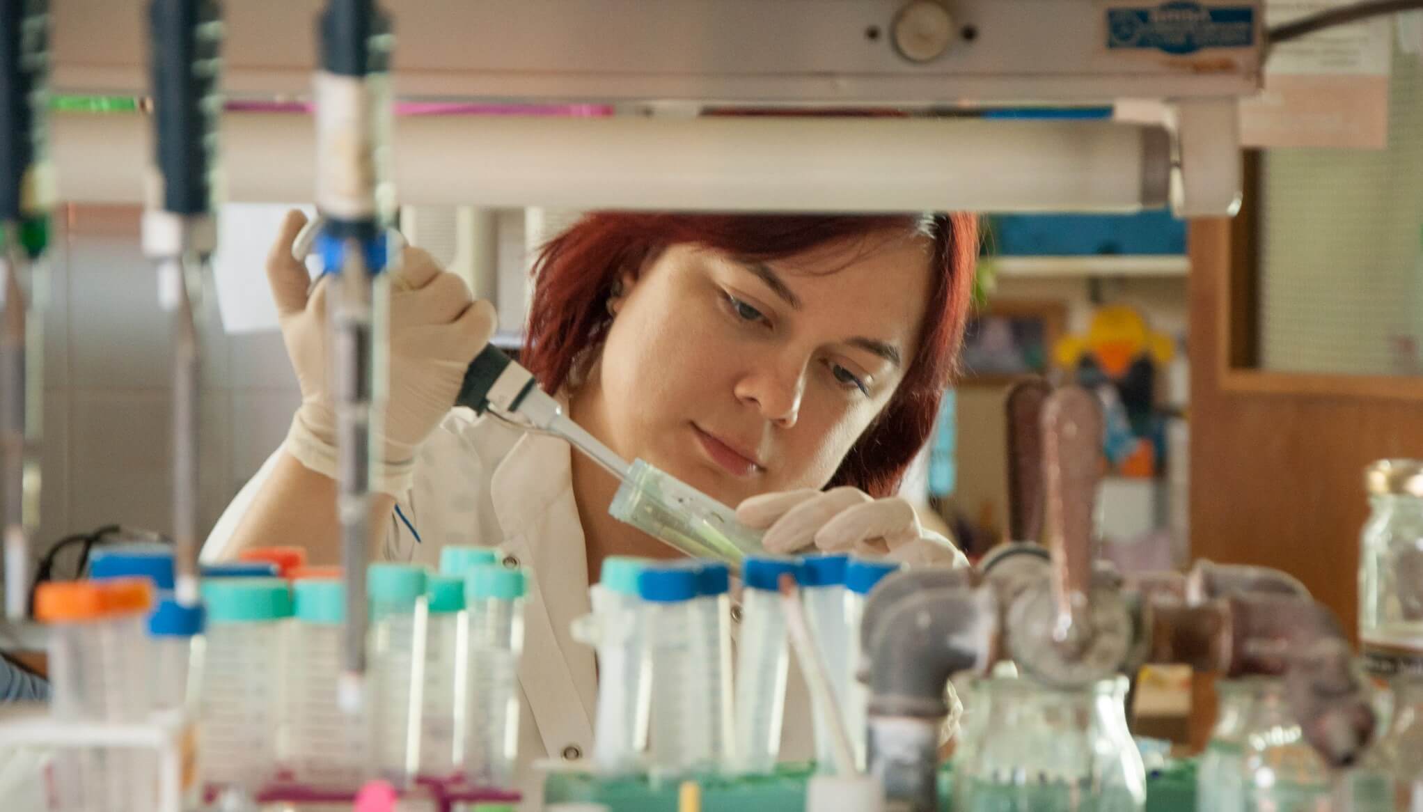 investigadora laboratorio INTA