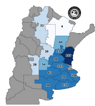 Balance de nutrientes: los mapas de las regiones que aplican más y las que reponen poco 2 Balance de nutrientes Fosforo