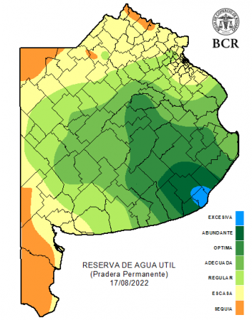 Buenos Aires Mapa de humedad